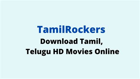 Tamilrockers 2021 Download Tamil Telugu Hd Movies Online