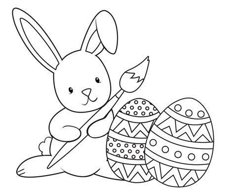 Baskets, bunny, eggs and more great pictures and sheets to color. Pin on Easter