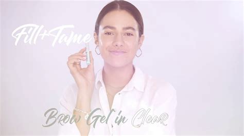 How To Beautaniq Beauty Clear Fill Tame Brow Gel YouTube