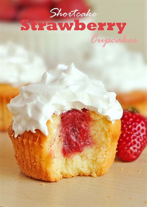 Strawberry Shortcake Cupcakes Recipe Cakescottage
