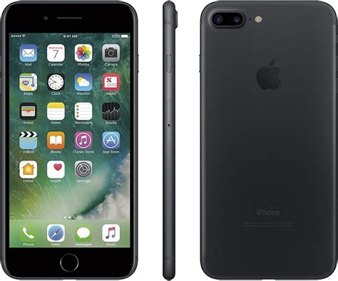 Buy Apple Iphone 7 Plus 128 Gb Black Refurbished Phone 3 Months Seller