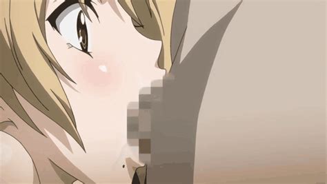 Ichinose Riko Ran Sem Animated Animated  Blonde Hair Fellatio
