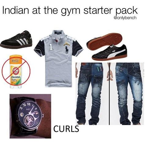 Indian At The Gym Starter Pack Rstarterpacks