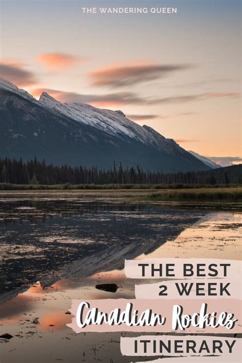 the best two week canadian rockies itinerary canadian travel canada destinations canadian