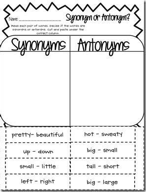30 Synonyms Worksheet 1st Grade - Notutahituq Worksheet Information