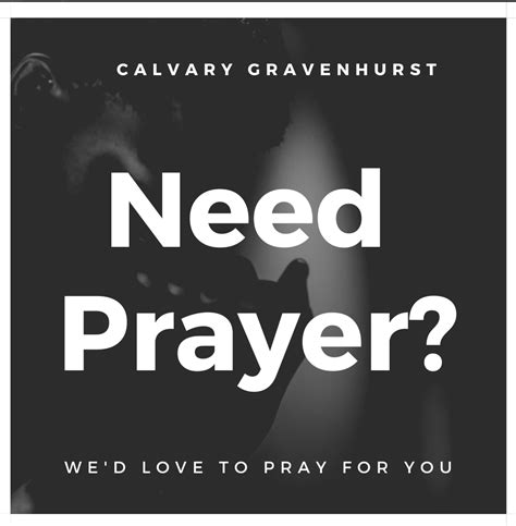 Need Prayer — Calvary Gravenhurst