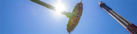 The Riddler Revenge Thrill Ride Six Flags Over Texas