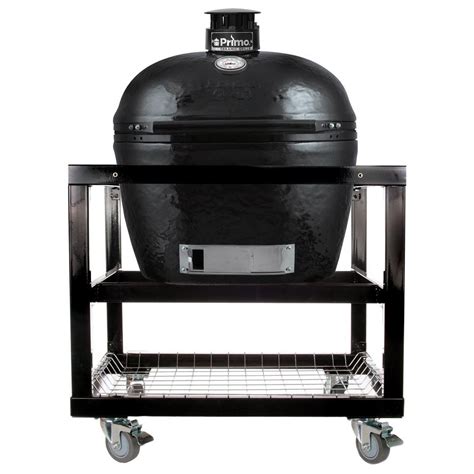 Primo Oval Xl 400 Ceramic Kamado Grill On Cart With Stainless Steel Grates Pgcxlh 2021 Bbqguys