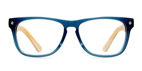Indian Creek Square Blue Full Rim Eyeglasses Eyebuydirect