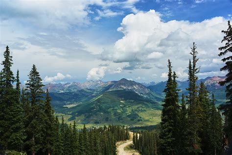 Free Images Tree Nature Wilderness Cloud Sky Meadow Hill Lake