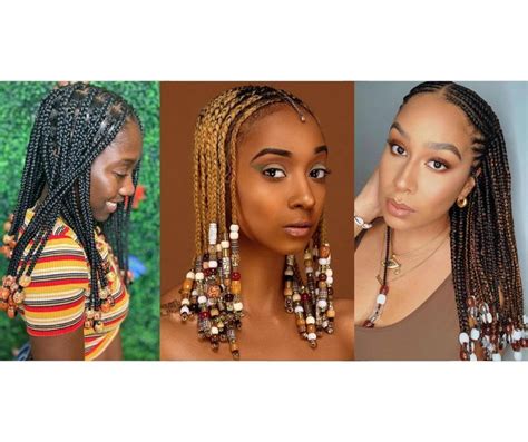 Stunning Box Braids With Beads With Images Fabbon