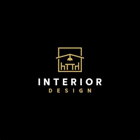 Premium Vector Interior Logo Line Art Design Template