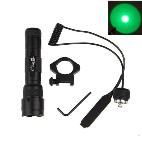 Hunting Green Light Ultrafire Wf 502b 1 Mode Led Tactical Flashlight