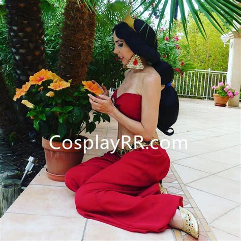 Princess Jasmine Red Outfit Costume For Adults Cosplayrr