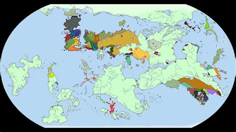 Entire World Map Of Game Of Thrones Youtube