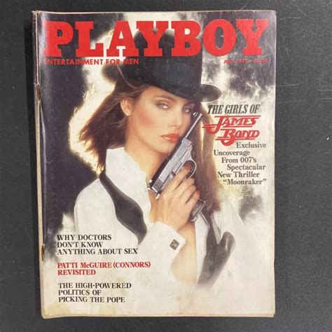 PLAYBOY MAGAZINE VINTAGE Centerfold July 1979 Girls Of James Bond 13