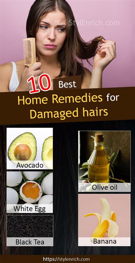 10 Home Remedies For Damaged Hair Repair Damaged Hair Naturally