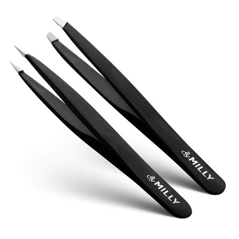 Tweezers Set Precision Tweezers Slant And Pointed