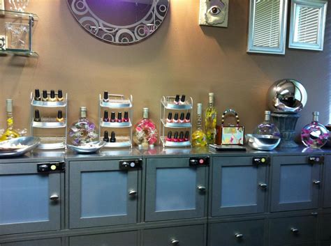 The most common salon cabinet material is metal. Storage Cabinets from Nail Dressers Salon in Southfield ...