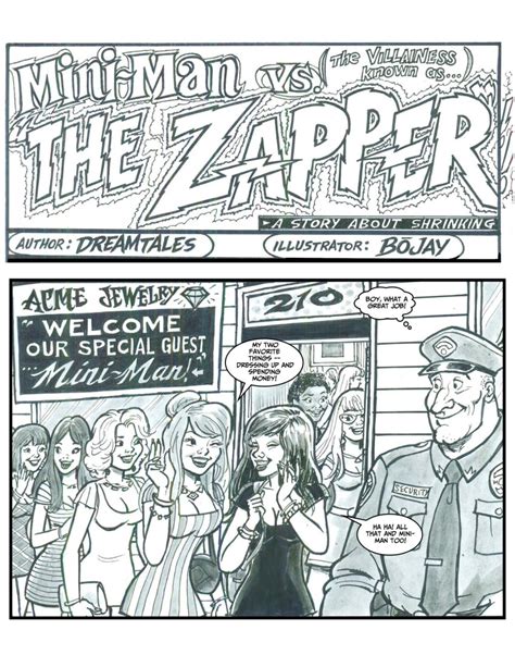 Mini Man Vs The Zapper By Bojay Hentai Comics Free