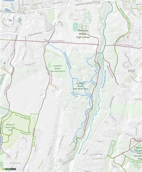 Quashnetchilds River Conservation Areas Mashpee Mountain Biking