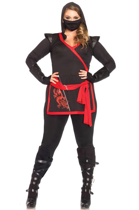 • last minute diy ninja halloween costume (makeup + outfit). Ninja Assassin Women Outfit Plus Size Costume