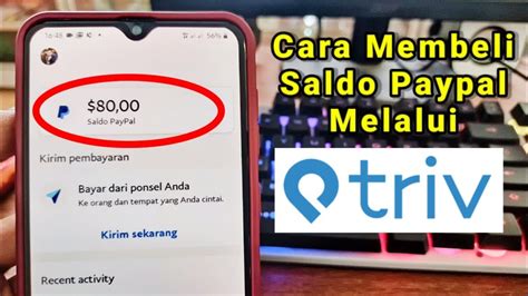 Cara Membeli Saldo Paypal Melalui Triv Youtube