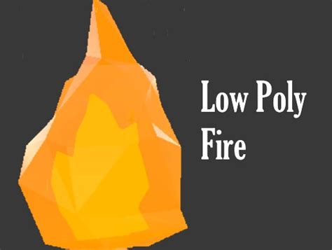 Low Poly Fire Smoke And Explosion 3d Model