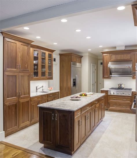 Elmwood Cabinetry Walnut Cabinets Pantry Cabinet Island End Cabinets