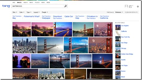 Bing Image Search Gets A New Look Reminds Us Of Skydrive