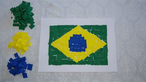 Bandeira Do Brasil Em Mosaico MODISEDU