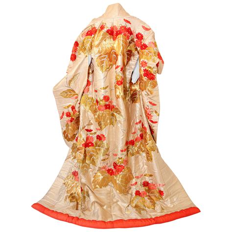 Vintage Silk Brocade Japanese Ceremonial Kimono For Sale At 1stdibs