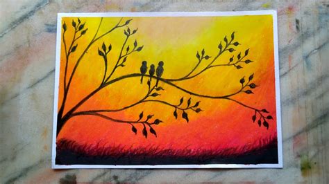 How To Draw Easy Scenery With Oil Pastels Photos