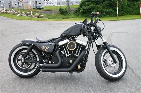 3k miles and all new custom built 2011 harley sportster 48 bobber, lowered front turn signals, added 4.5 inch headlight, 2 inch tank lift Sportster 48 Sweet Effin ride. | Retro motorcycle, Harley ...