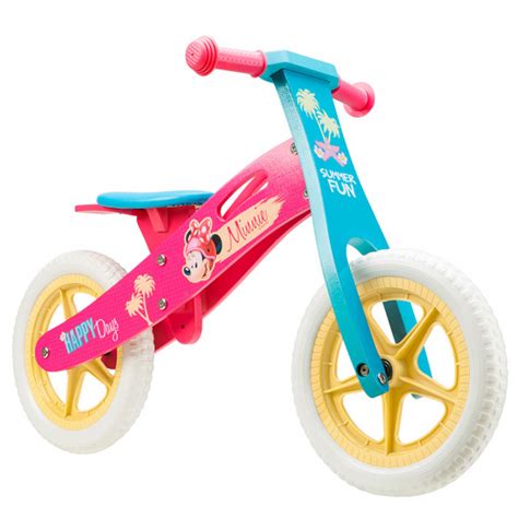 Disney princess meisjesfiets deze prachtige fiets is perfect voor e Disney loopfiets Minnie Mouse 12 Inch Meisjes Roze/Blauw ...