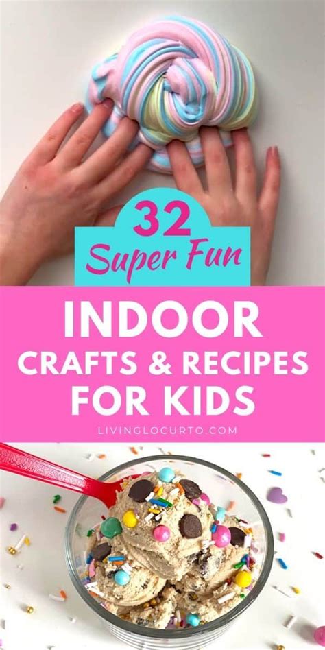 32 Indoor Crafts For Kids Indoor Crafts Fun Activities For Kids Fun