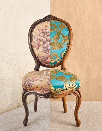 This is especially the case where the cushion is of an unusual shape. DIY Friday: How to Reupholster a Louis XVI Chair ...