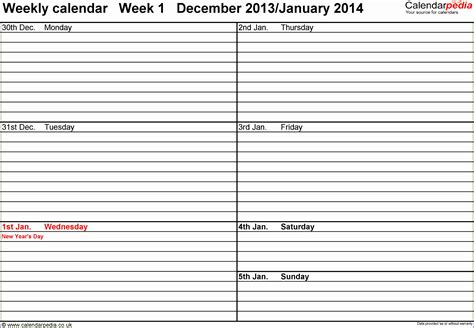 Excel Calendar Templates 2014 Doctemplates