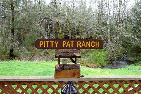 PITTY PAT RANCH Sign Personalizable Park Style Trail Road - Etsy