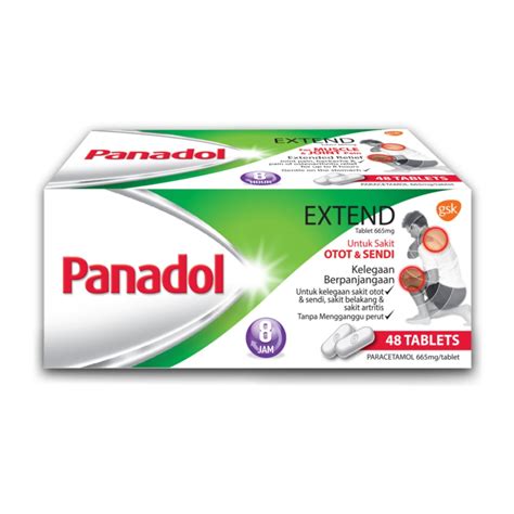 Panadol Extend For Muscle And Joint Pain 48sbox Lazada