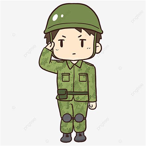Caricatura Soldado Ejército Clipart Png Dibujos Imágenes Prediseñadas