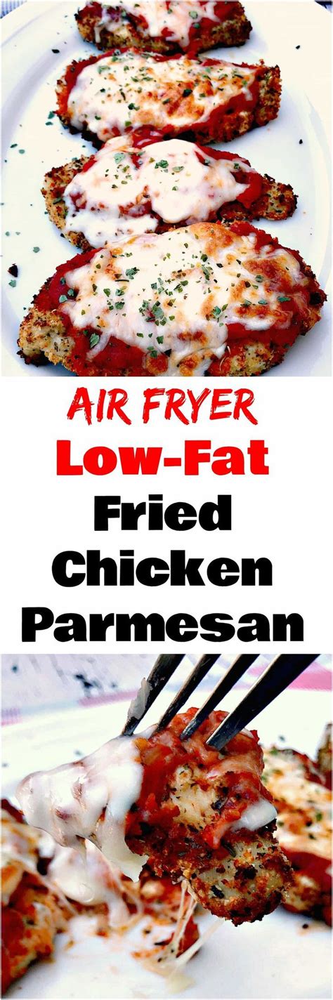 Used combo oil and butter with panko. Air Fryer Panko Breaded Chicken Parmesan with Marinara ...