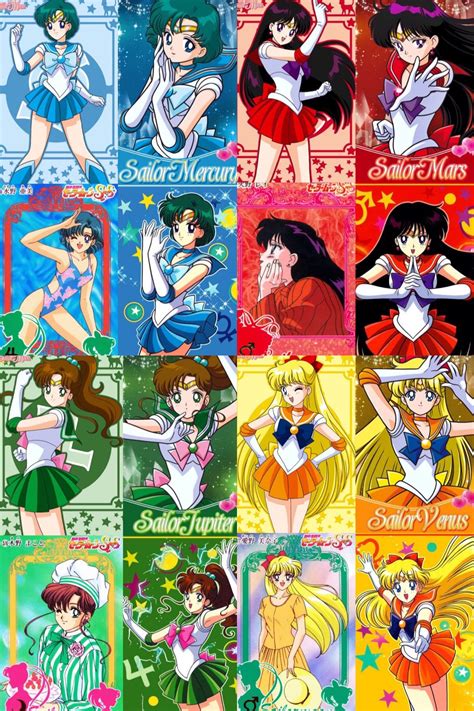 Sailor Moon Characters With Names By On Deviantart