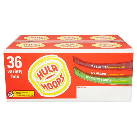 Hula Hoops 36 Variety Box Multipack Crisps Iceland Foods