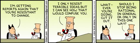 Dilbert On Change Dilbert Cartoon Change Website Features