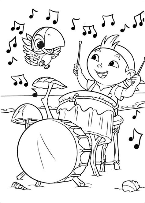 Jake And The Never Land Pirates Easy Coloring Pages