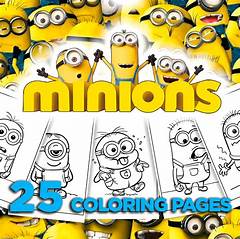 Minions Coloring Fiesta 25 Sheets Of Banana Scented Happiness