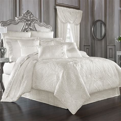 Bianco White Comforter Set J Queen New York