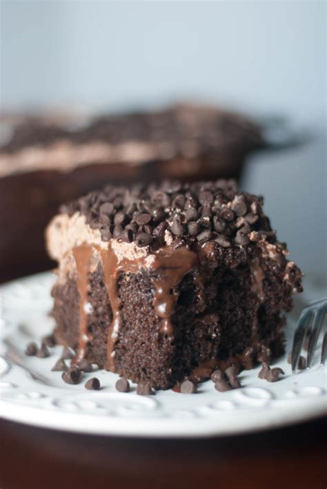 Looking for poke cake recipes? Chocolate Pudding Poke Cake - TGIF - This Grandma is Fun