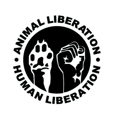 Animal Liberation Human Liberation Vinyl Decal Vegan Etsy